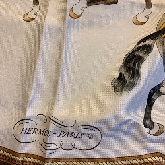 Authentic HERMÈS REPRISE Scarf - Picture 4 of 5